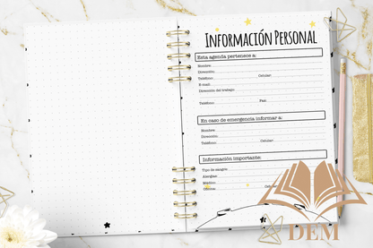 Agenda Diaria 2026 "El Principito" Personalizada - Diseño Exclusivo y Tapa Dura - ImpresionesDEM