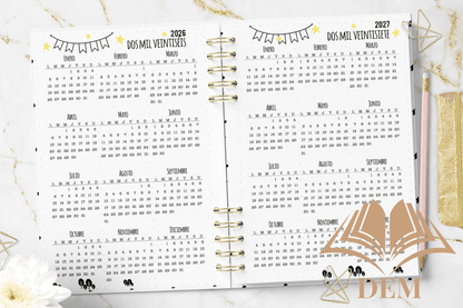 Agenda Diaria 2026 "El Principito" Personalizada - Diseño Exclusivo y Tapa Dura - ImpresionesDEM