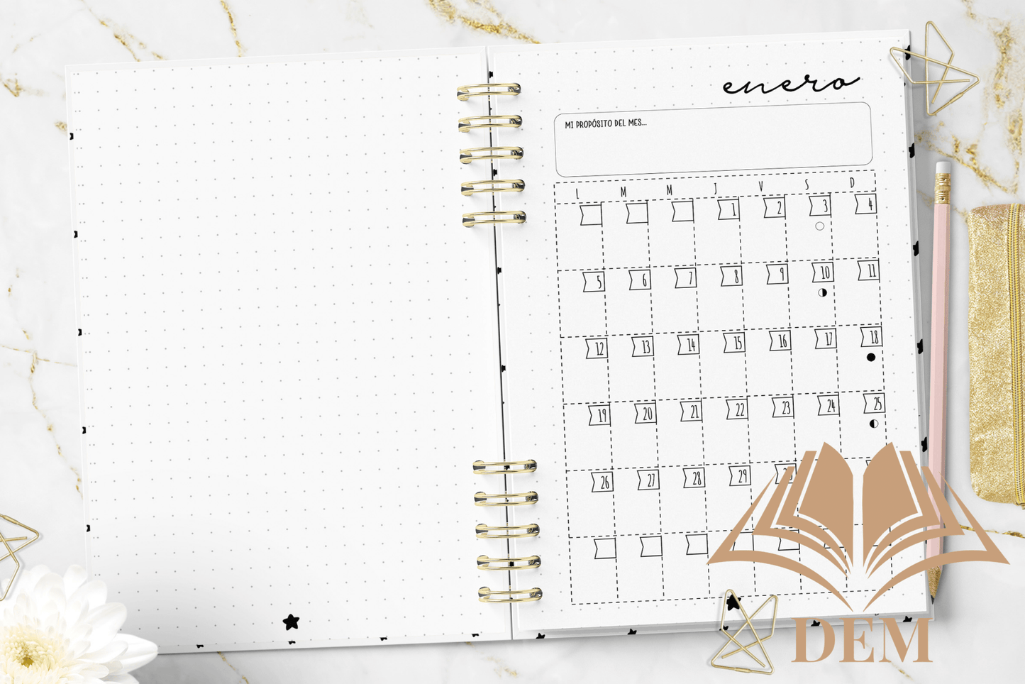 Agenda Diaria 2026 "El Principito" Personalizada - Diseño Exclusivo y Tapa Dura - ImpresionesDEM