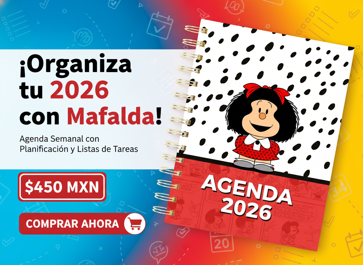 Banner promocional Agenda Mafalda 2026